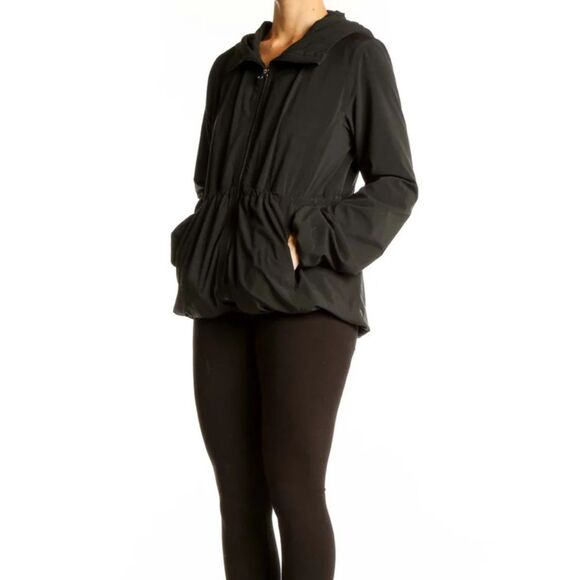 LULULEMON Belle Jacket Black Zip-Up Hooded Athletic 4 - Picture 3 of 14